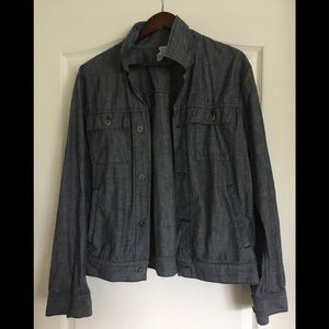 Save Khaki United Chambray Jacket Size Medium